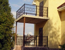 Балконы кованные.